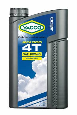 Масло  для авиадвигателей  YACCO AVX 500 4T 10W40 (2 L)
